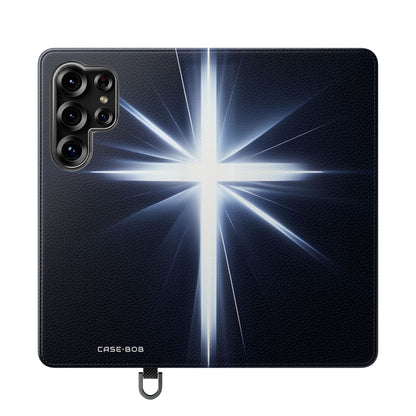 Glowing Crossburst - Samsung S25 Ultra Case - Wallet