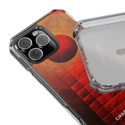 Crimson Orbit iPhone 16 Pro Max Case - Impact