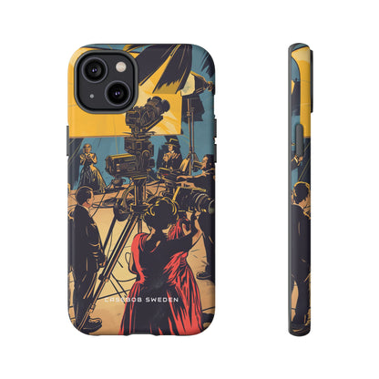 Golden Era Cinematic Spotlight iPhone 14 - Tough Phone Case