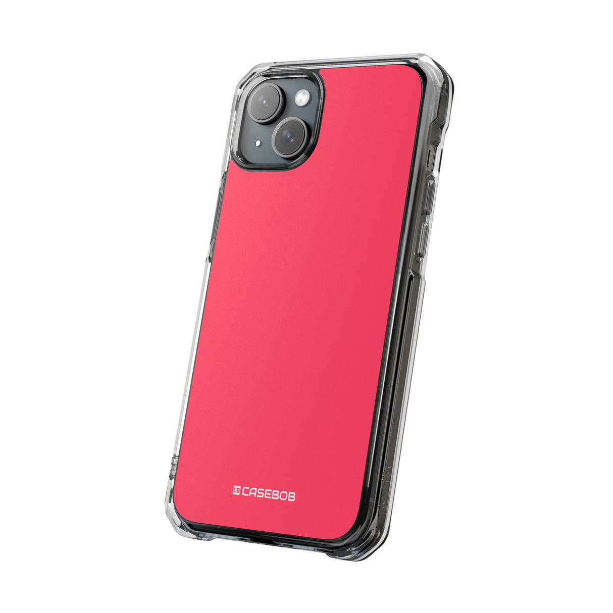 Neon Fuchsia | Phone Case for iPhone (Clear Impact Case - Magnetic)