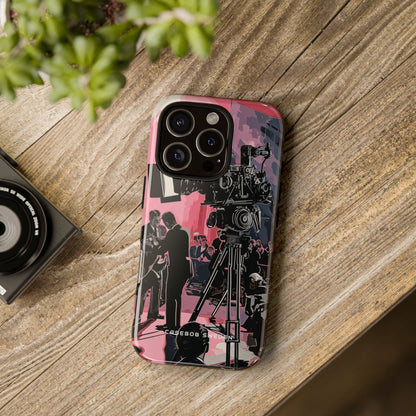 Retro Cinematic Spotlight iPhone 16 - Tough Phone Case