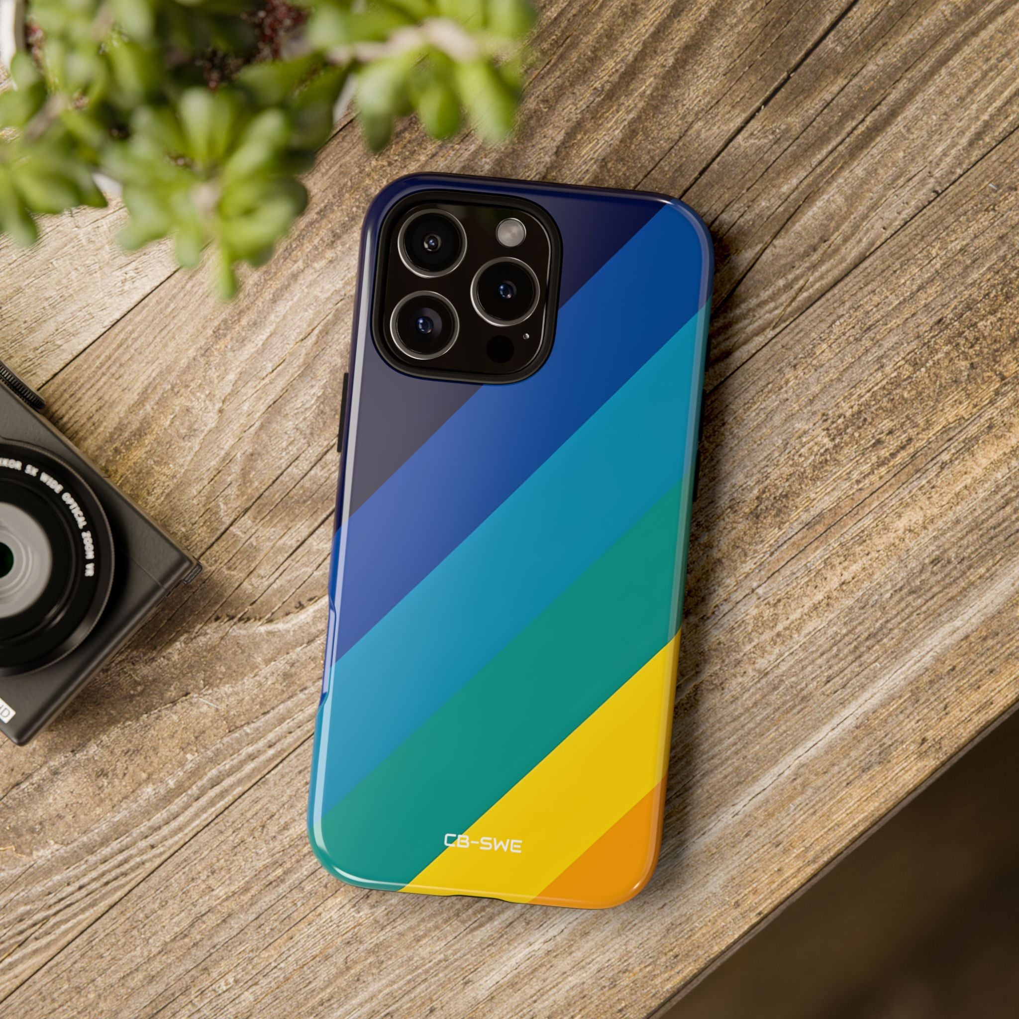 Diagonal Color Spectrum - iPhone Case