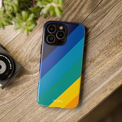 Diagonal Color Spectrum - iPhone Case