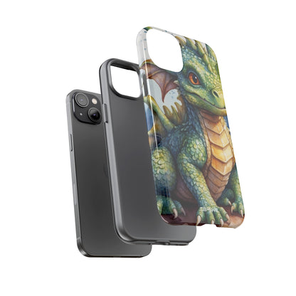 Green Dragon Smiles - iPhone Case