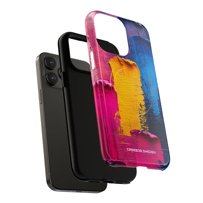 Bold Abstract Texture - Tough + MagSafe® iPhone 14 Phone Case