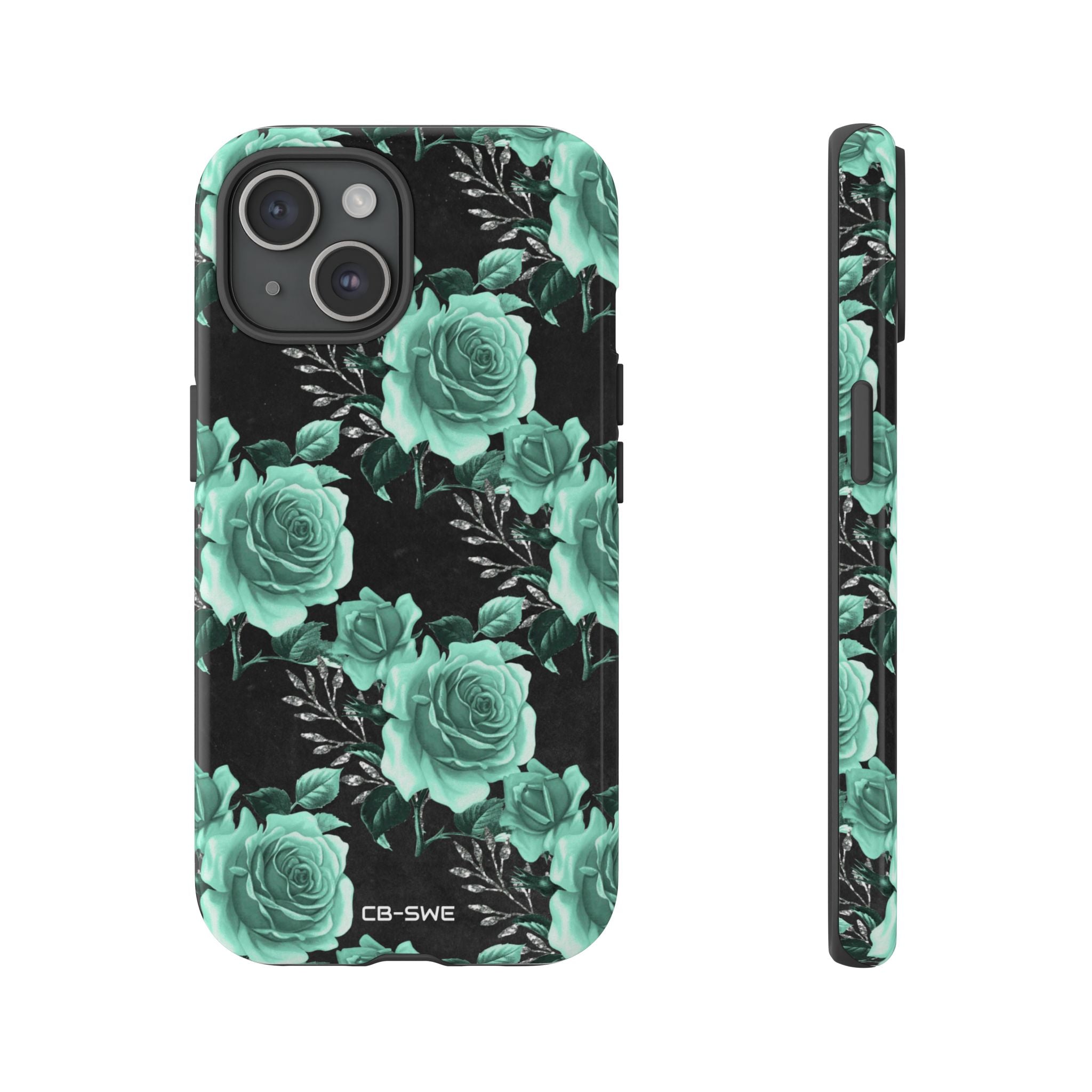 Turquoise Rose Symphony - iPhone Case