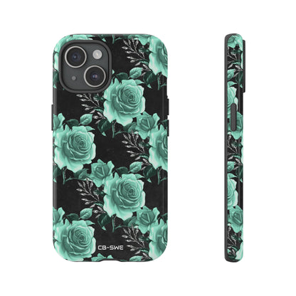 Turquoise Rose Symphony - iPhone Case