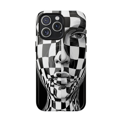 Checkered Face iPhone 15 Pro Max Case - Tough+