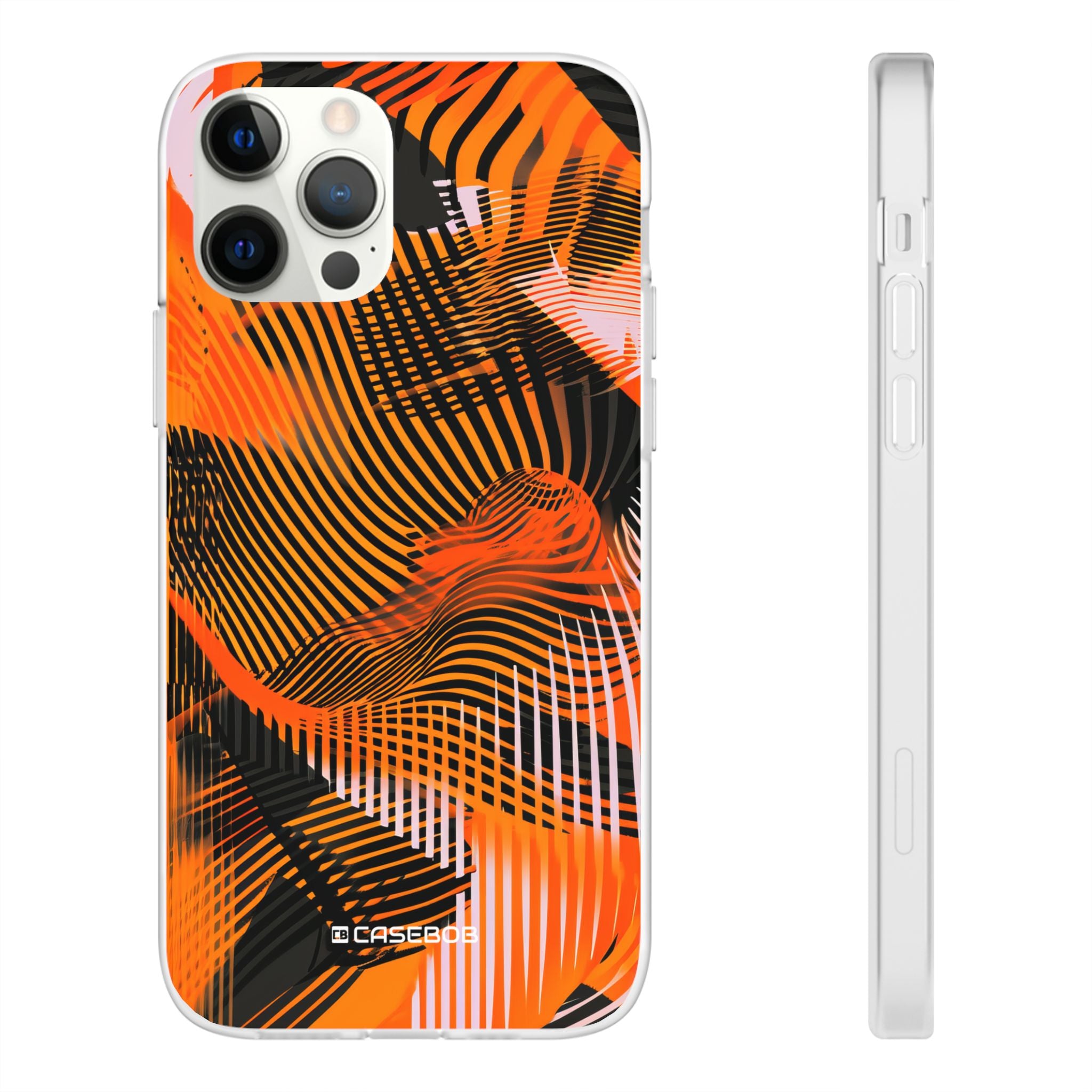 Pantone Tangerine  | Phone Case for iPhone (Flexible Case)