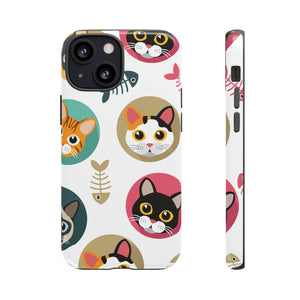 Cats Fishbone - Protective Phone Case