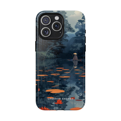 Tranquil Lotus Reflections iPhone 15 | Tough+ Phone Case