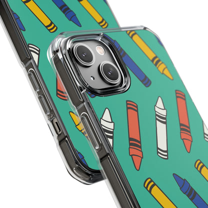 Crayons Dance Playfully iPhone Case - Impact