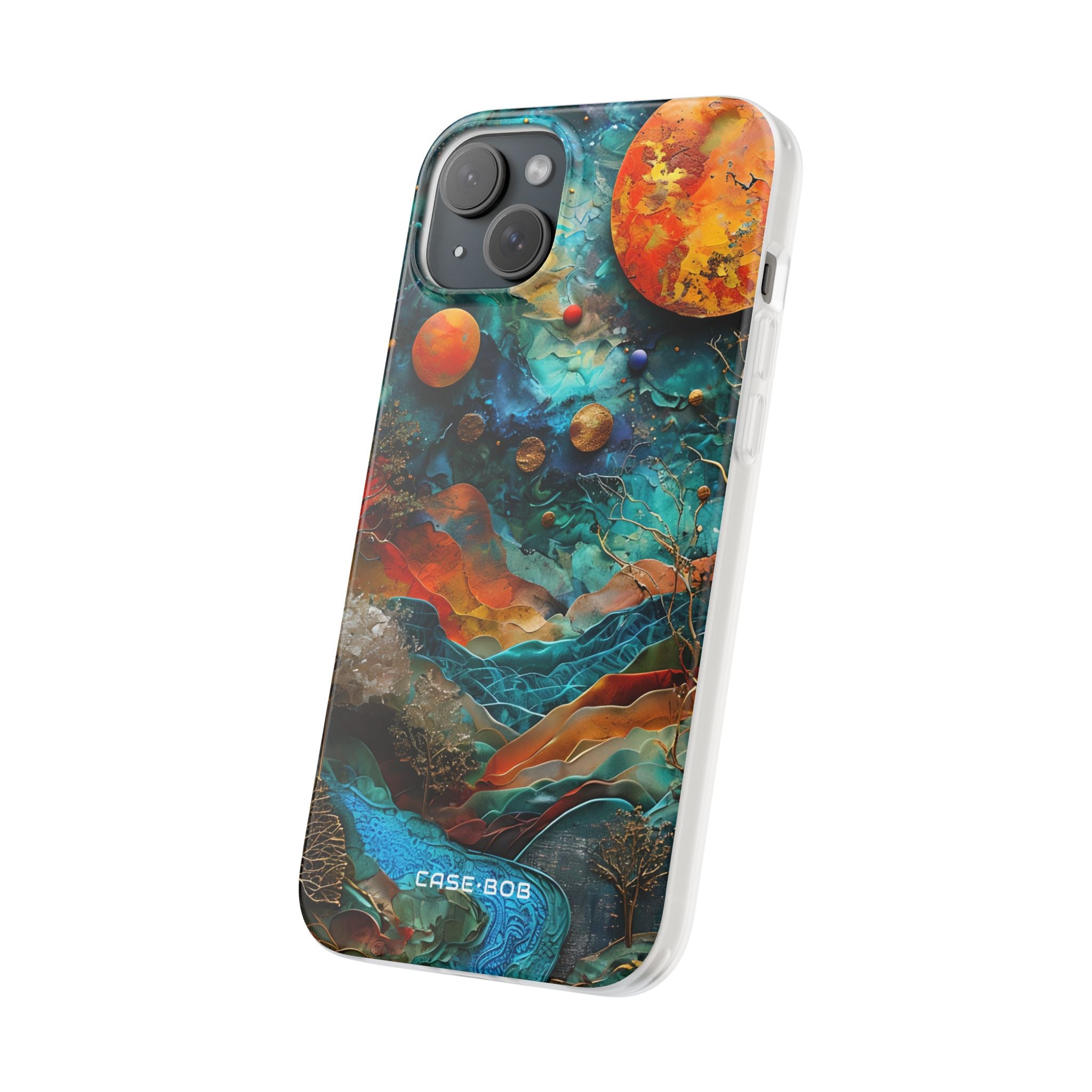 Celestial Ember iPhone 15 Plus Case - Soft