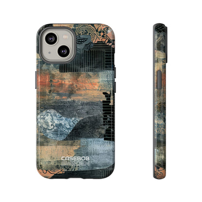 Rust Bloom Tangle iPhone 14 - Tough