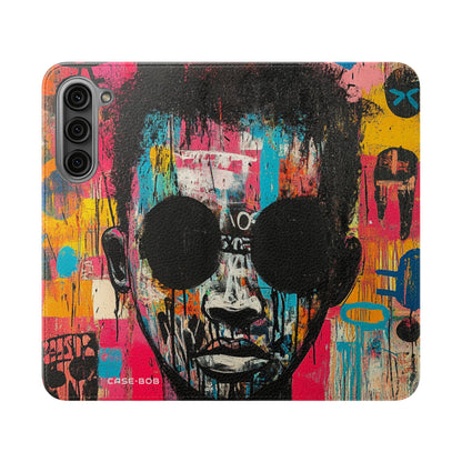 Black Orb Face - Samsung S23+ Case - Wallet