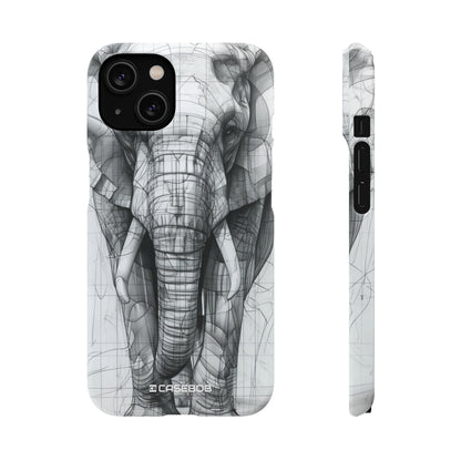 Technic Elephant | Slim Phone Case for iPhone