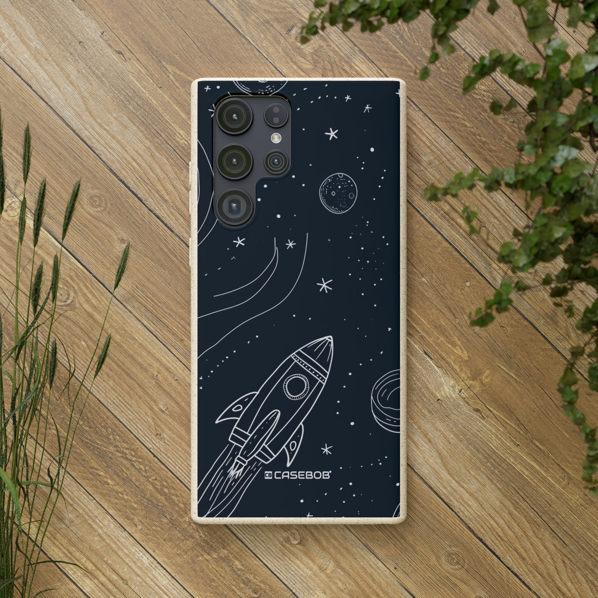 Cosmic Doodle Adventure | Biologisch abbaubare Handyhülle