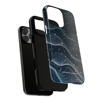 Gradient Neural Waves iPhone 16 - Tough Phone Case