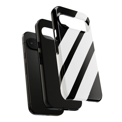 Monochrome Diagonal Symmetry - Google Pixel Case