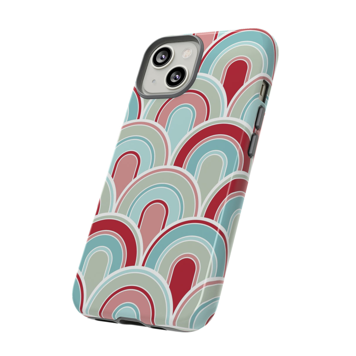 Light Blue Retro - Protective Phone Case