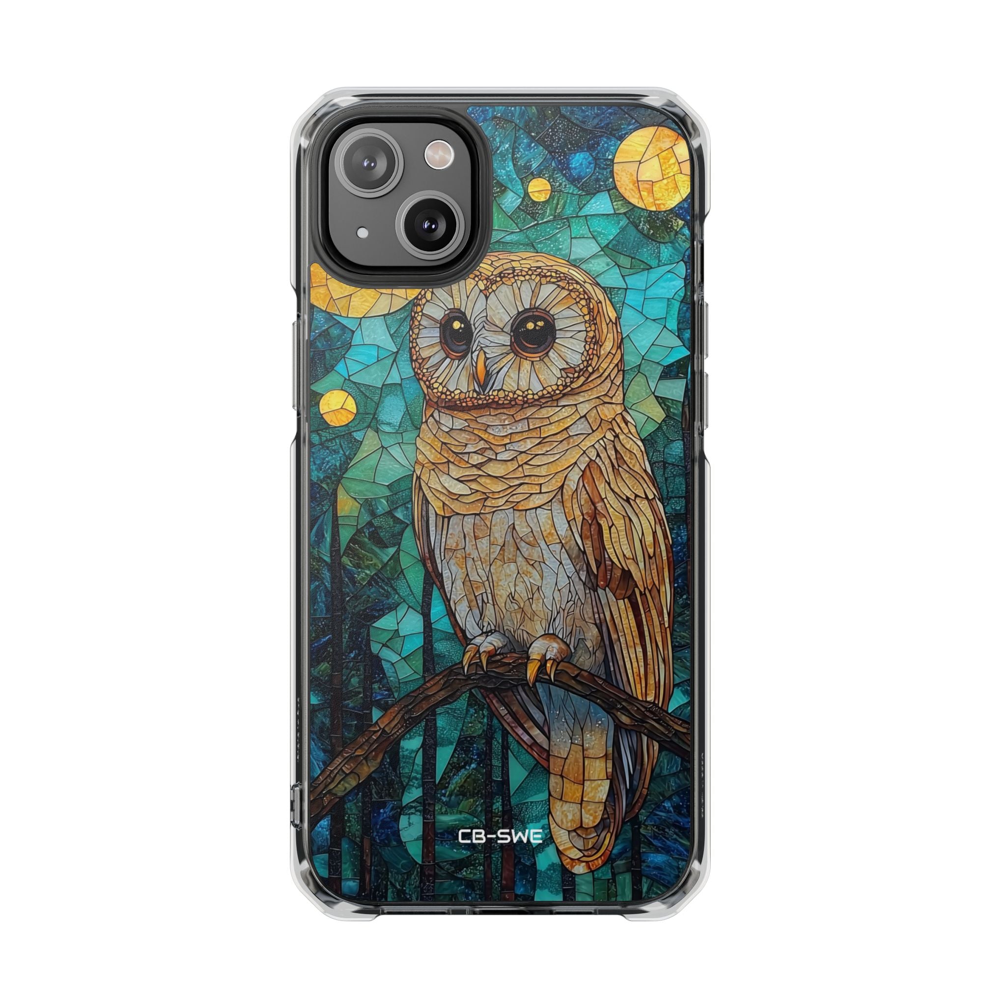 Celestial Owl Gaze iPhone Case - Impact