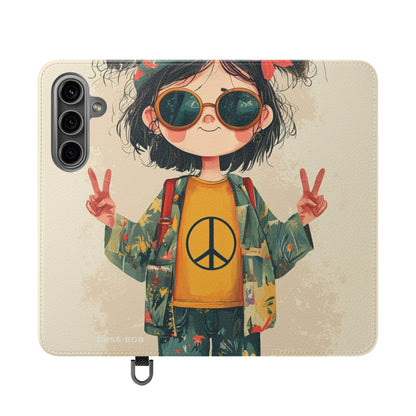 Peace Pigtails - Samsung S24 Case - Wallet