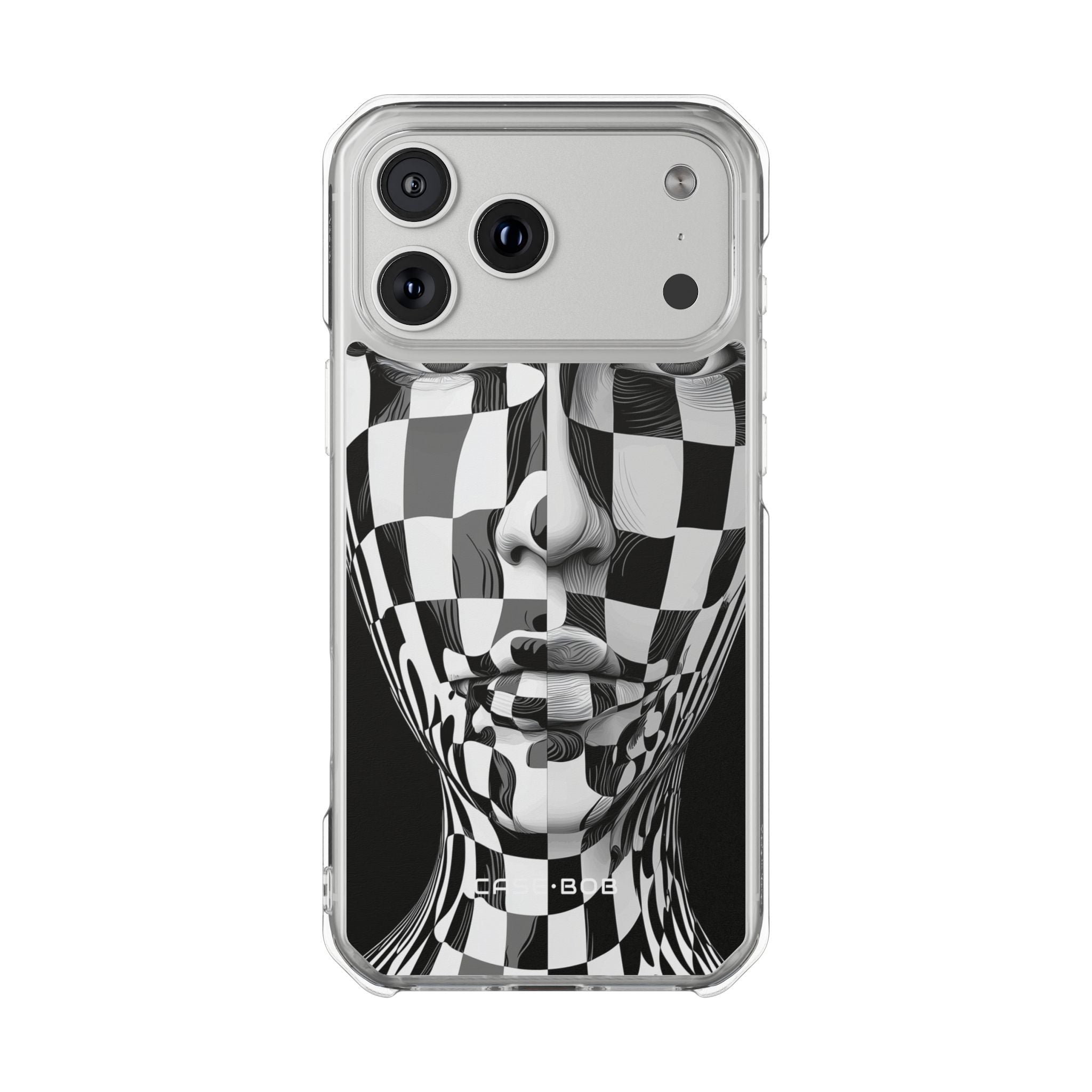 Checkerboard Gaze iPhone 17 Pro Max Case - Impact