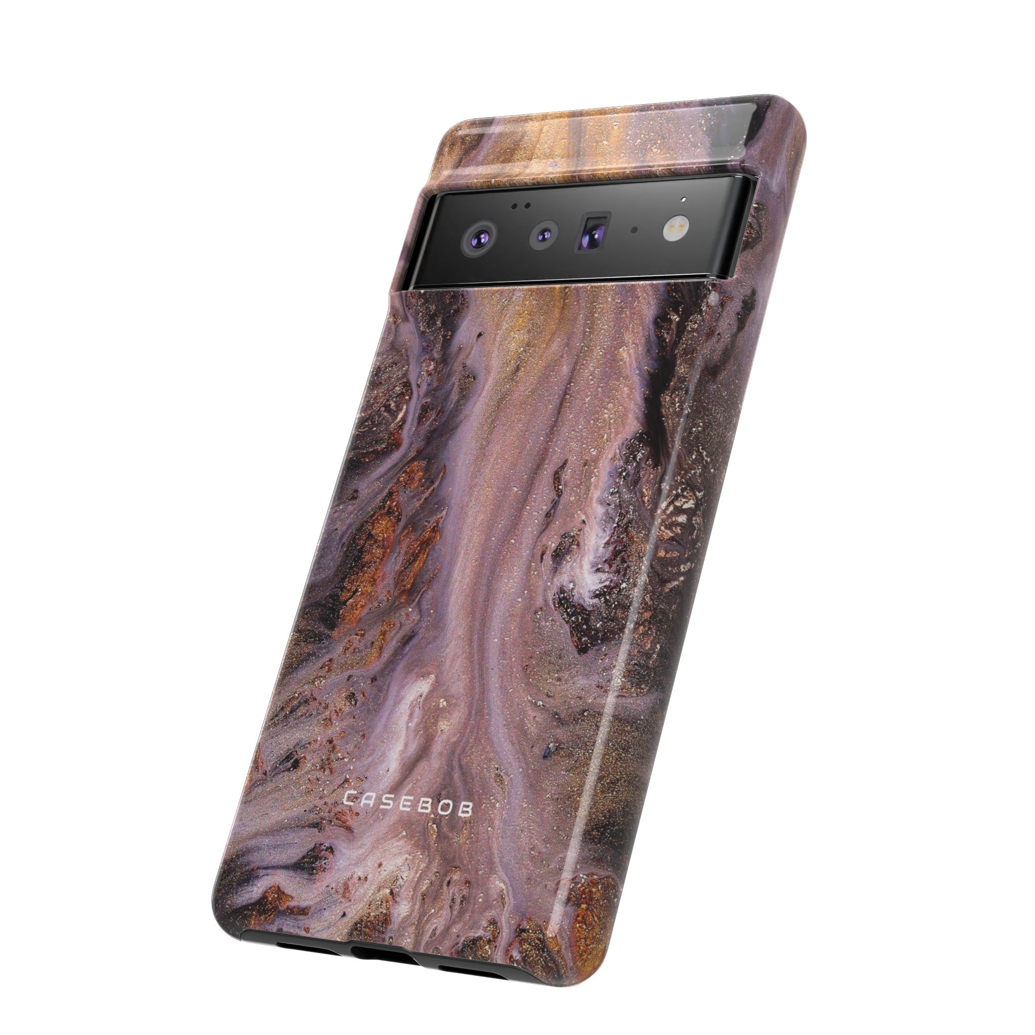 Pink Marble Ink Art - Protective Phone Case