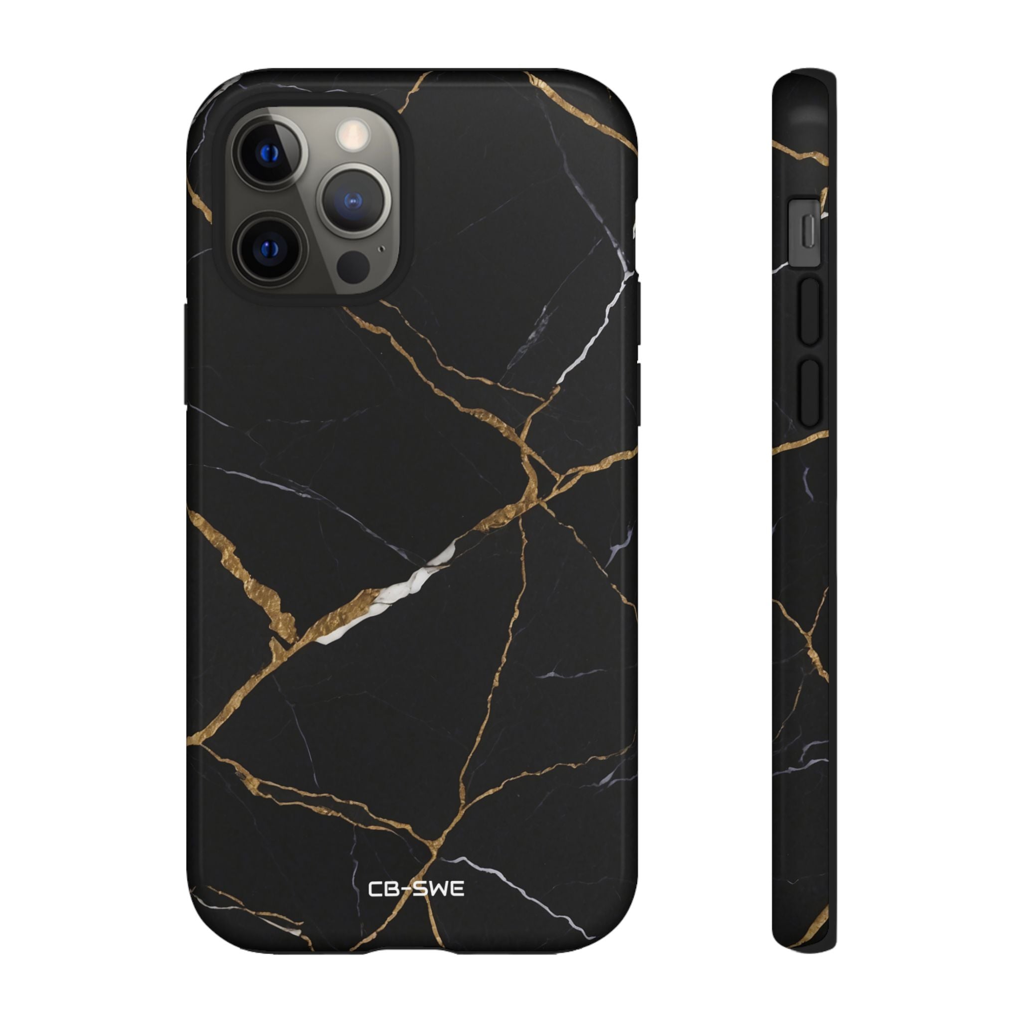 Golden Veins Emerge - iPhone Case