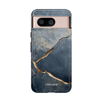 Jagged Vein Navy Google Pixel 8 Case - Tough