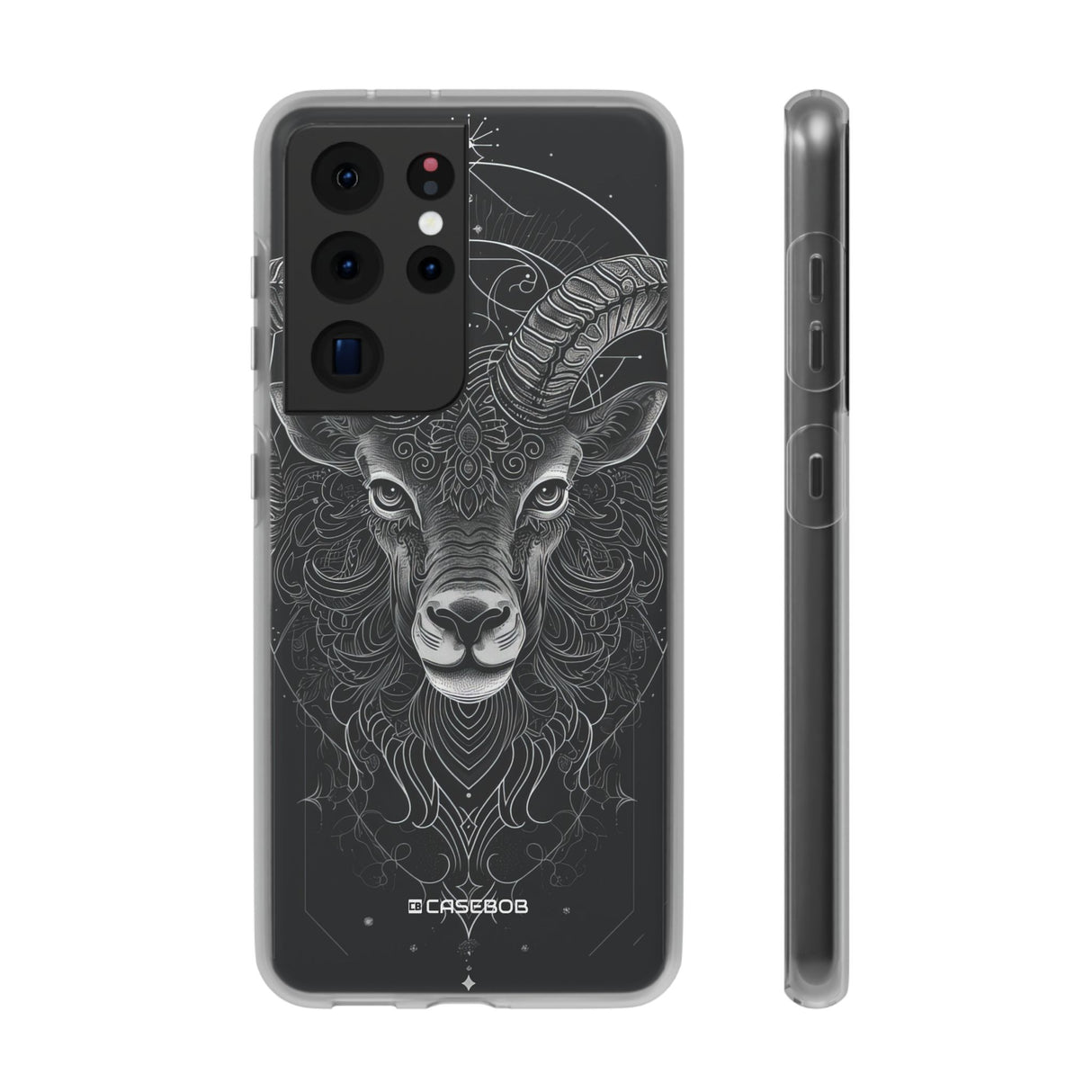 Mystic Ram Mandala | Flexible Phone Case for Samsung Galaxy