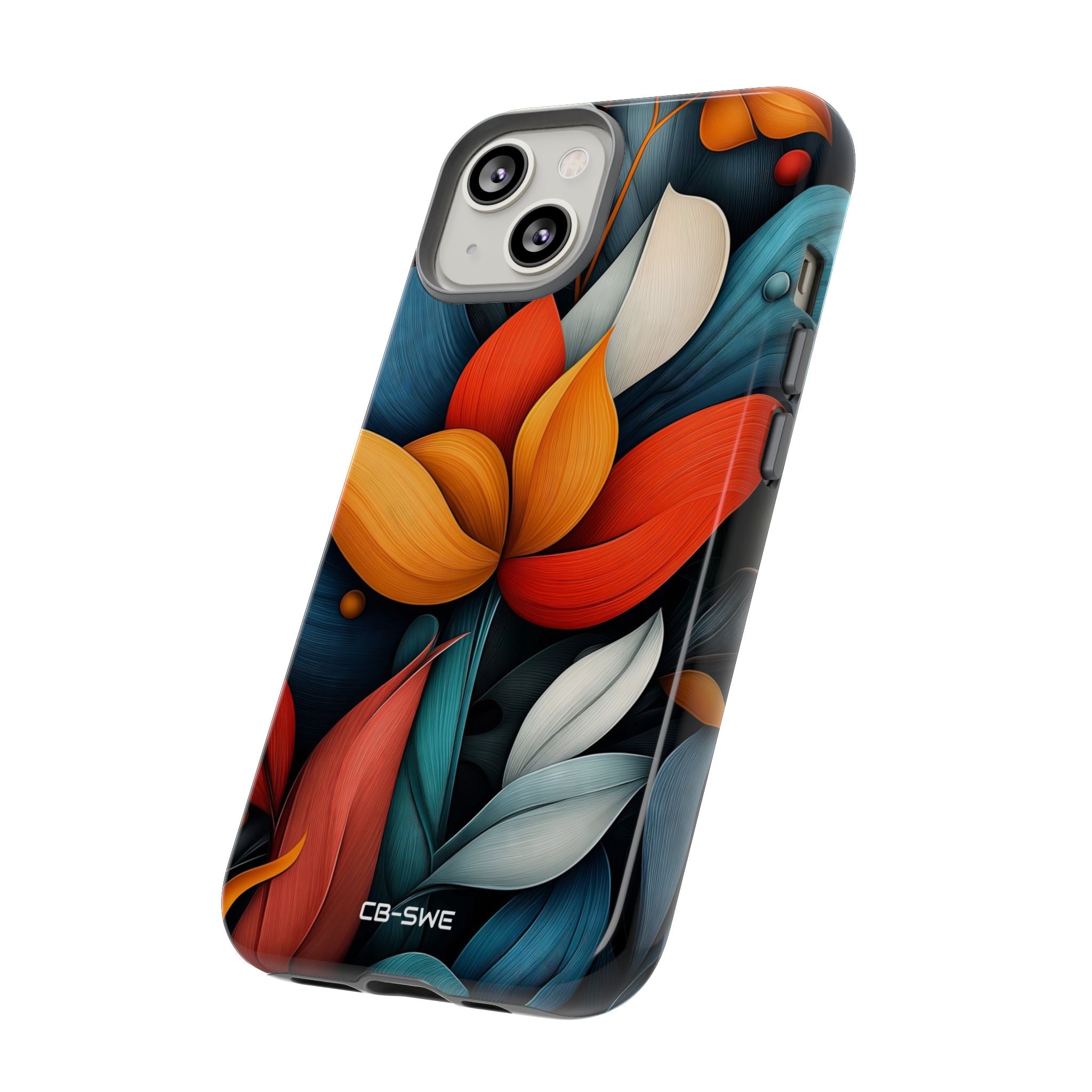Vibrant Floral Harmony - iPhone Case