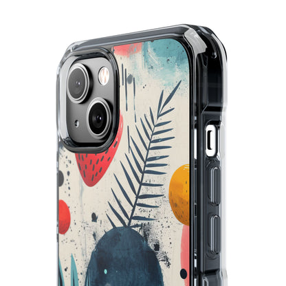 Vibrant Fruit Canvas - Clear Impact iPhone 14 Phone Case