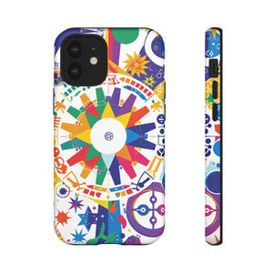 Celestial Horoscope Whirl - Protective Phone Case