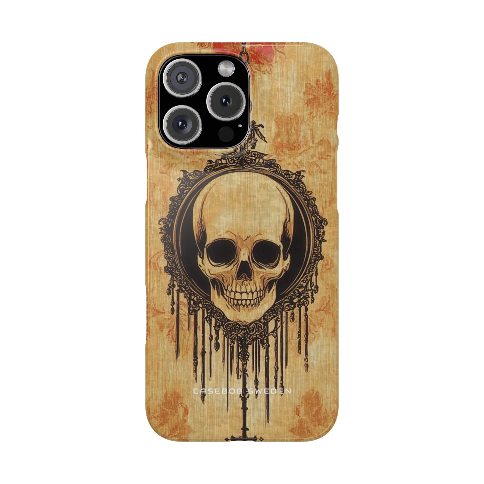 Gothic Skull Elegance iPhone 16 - Slim Phone Case