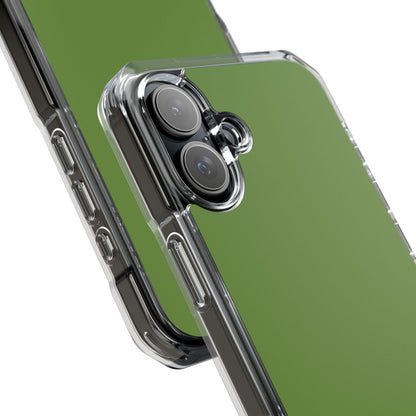 Olive Drab iPhone 16 - Clear Impact Phone Case