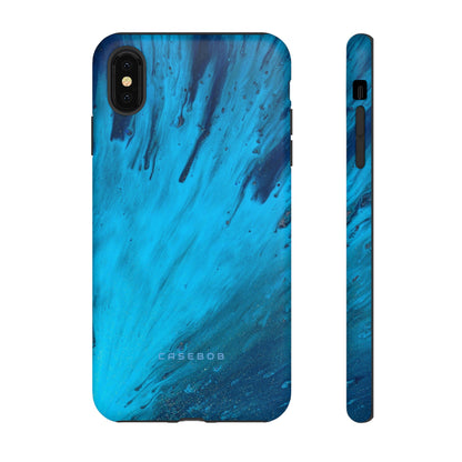 Light Blue Ink Art | Phone Case