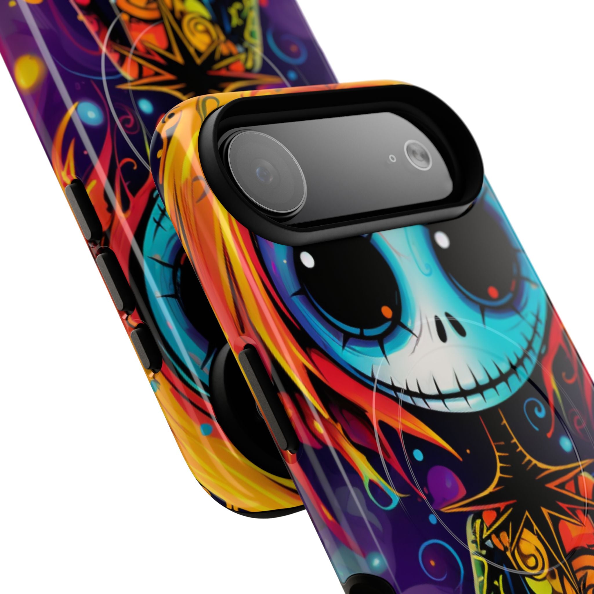 Blue Skull Swirl iPhone 17 Air Case - Tough+