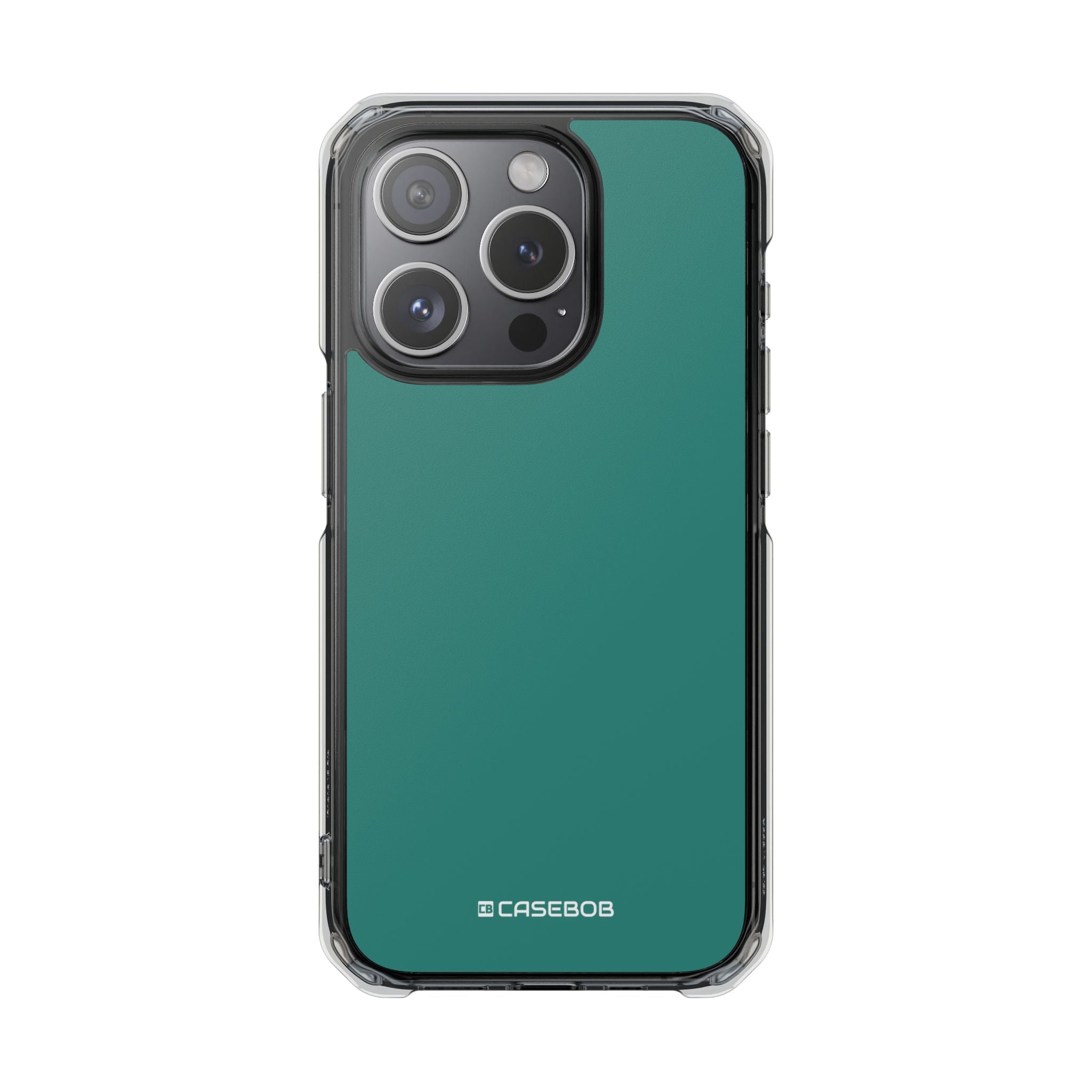 Celadon Green - Clear Impact Case for iPhone