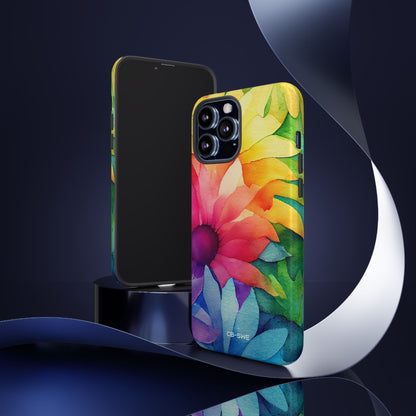 Vibrant Floral Symphony - iPhone Case