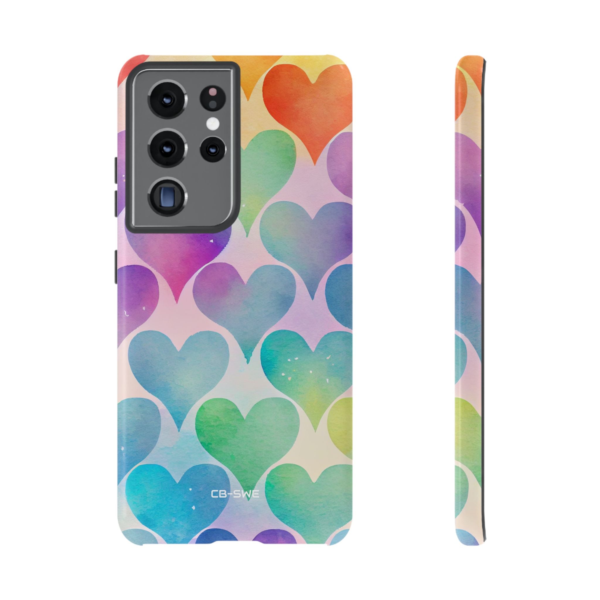 Watercolor Heart Symphony - Samsung Case