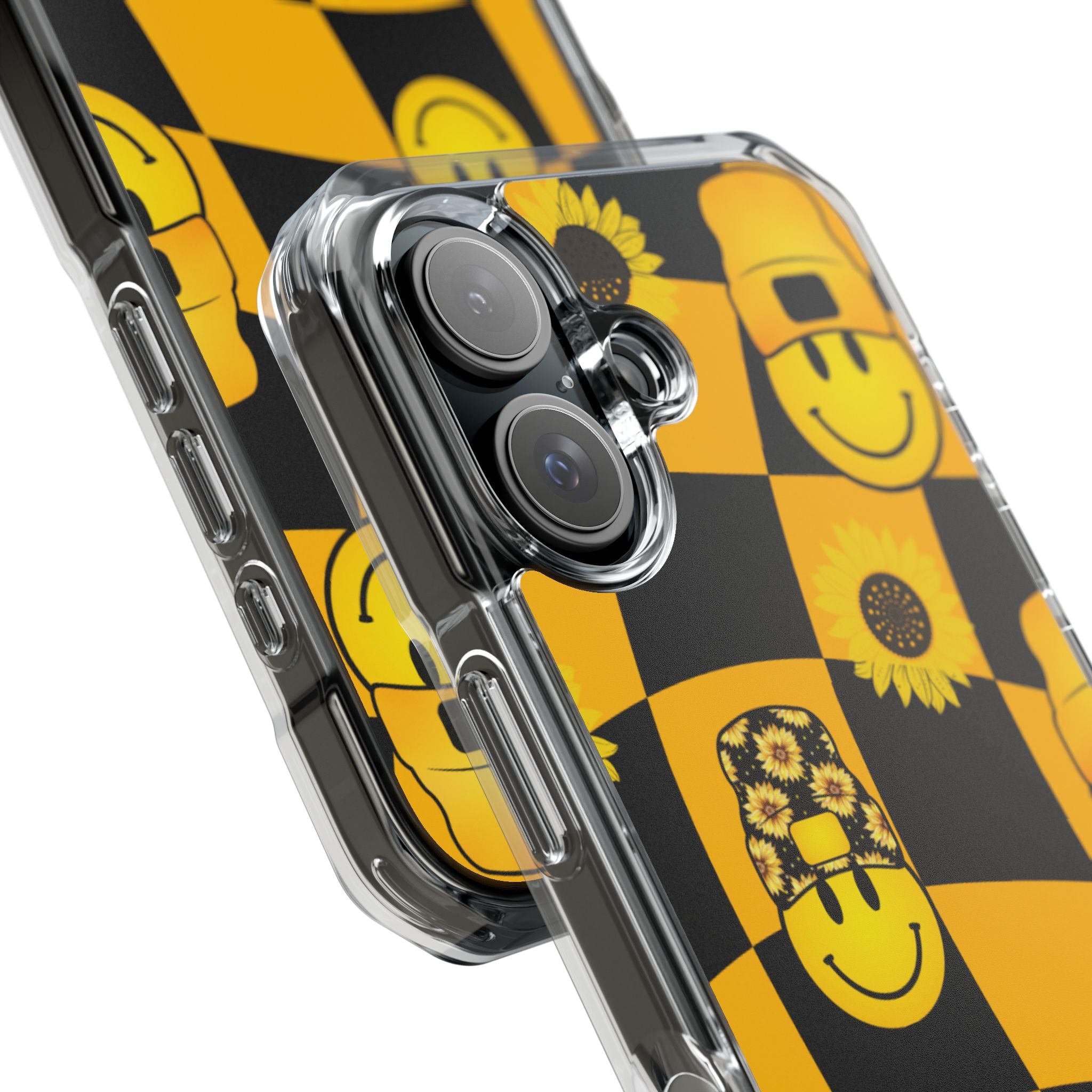 Joyful Checkered Smiles iPhone Case - Impact