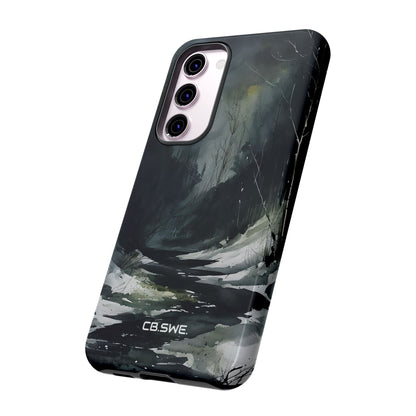 Moody Winter Landscape Watercolor Art Phone Cover Samsung S23 - Tough