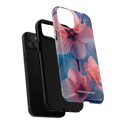 Blossom Serenity - Tough + MagSafe® iPhone 15 Phone Case