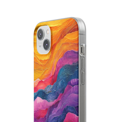 Vibrant Flow iPhone 14 Plus Case - Soft