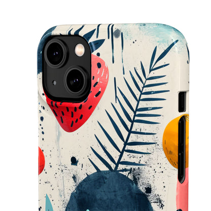 Vibrant Fruit Canvas - Slim iPhone 14 Phone Case