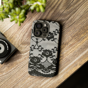 Lilrunge Gothic Flower - Protective Phone Case