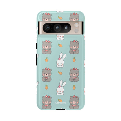 Bunnies Gather Carrots - Google Pixel Case