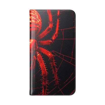 Crimson Spiderweb - Samsung S23+ Case - Portemonnee