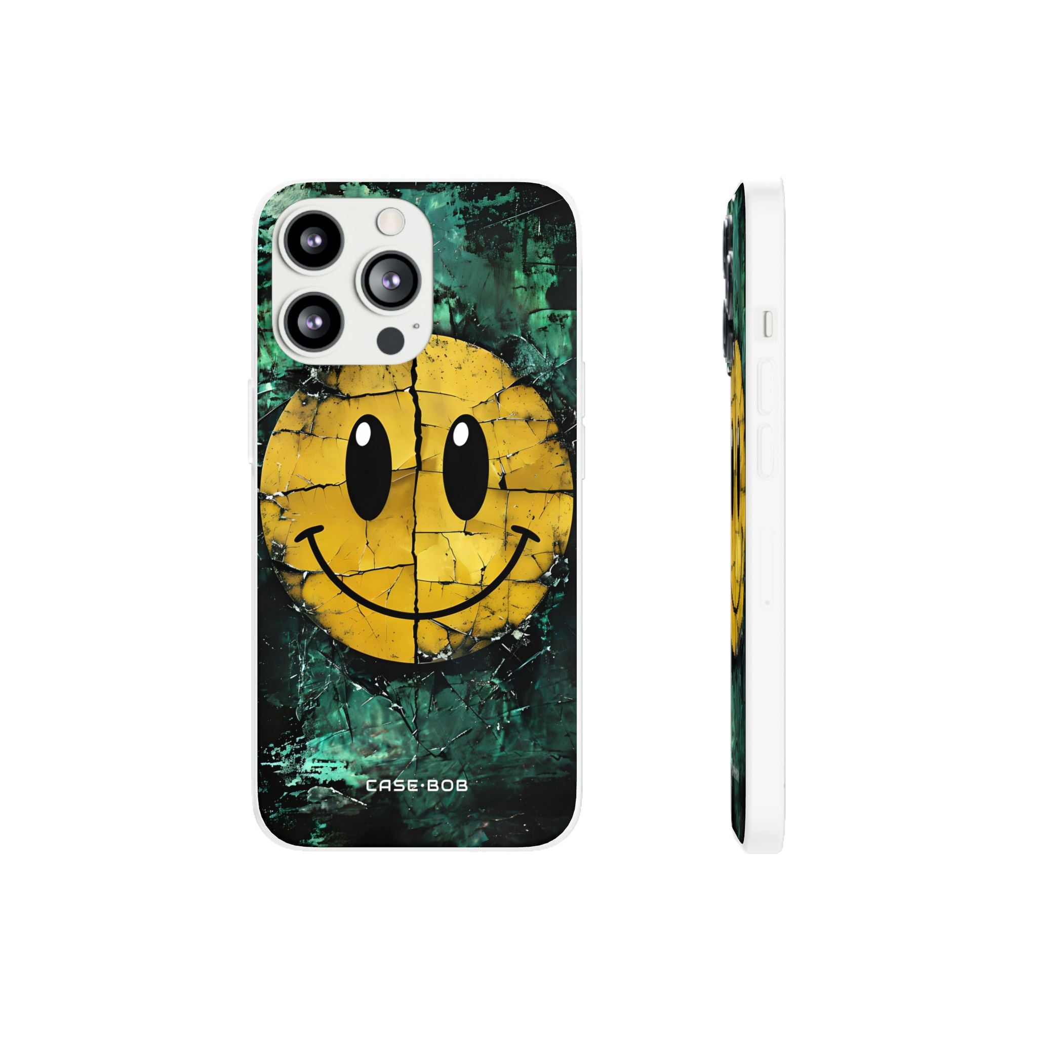 Cracked Smiley iPhone 13 Pro - Soft Case